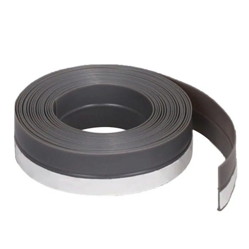 Parts Accessories Self-adhesive Door Seal Strip Bottom Waterproof For cabinets Rubber Strip Stoppers Practical