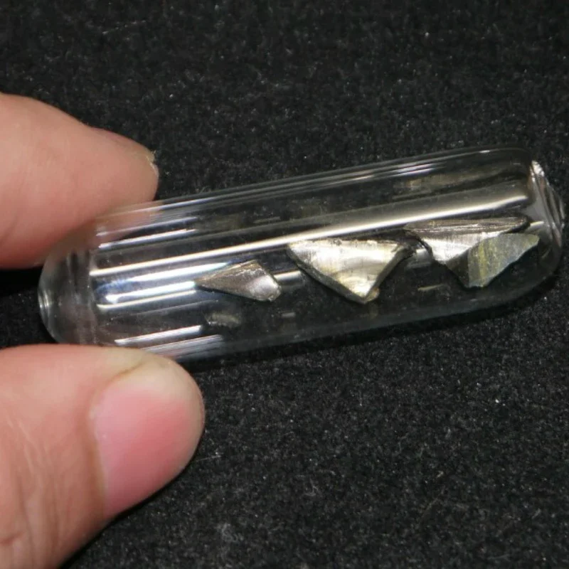 Europium Eu Metal 99.99% 1 Grams Shiny Pieces in Ampoule Under Argon