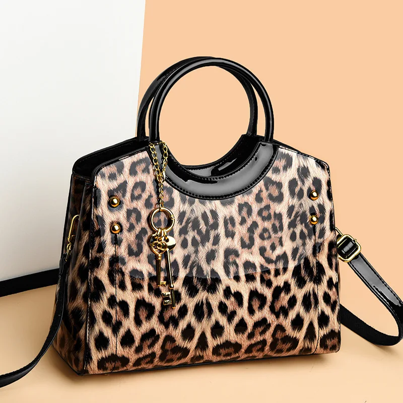 2023 Multiple Styles Leopard Pattern Leather Women\'s Handbags Luxury Fashion Lady Tote Bag Designer Shoulder Messenger Bags Sac