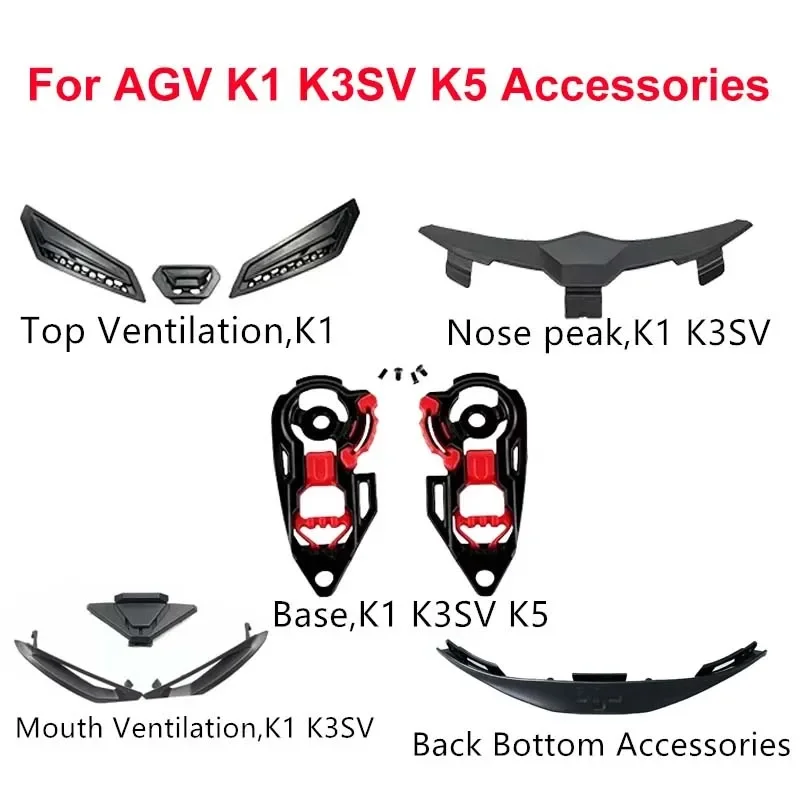 agv k5 accessories K5/K5 S Helmet Chin Mount For GoPro, Insta360, DJI, & more Chin Mounts Casco AGV K3 SV Rossi Mugello 2017. Motorcycle Helmet Accessories for AGV