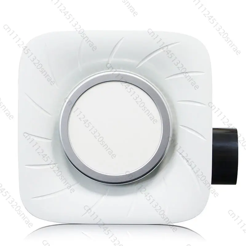 4 Inch Bathroom Ceiling Fan with LED Light - Independently Controlled Quiet Ventilation Fan IP44 for Shower Restroom