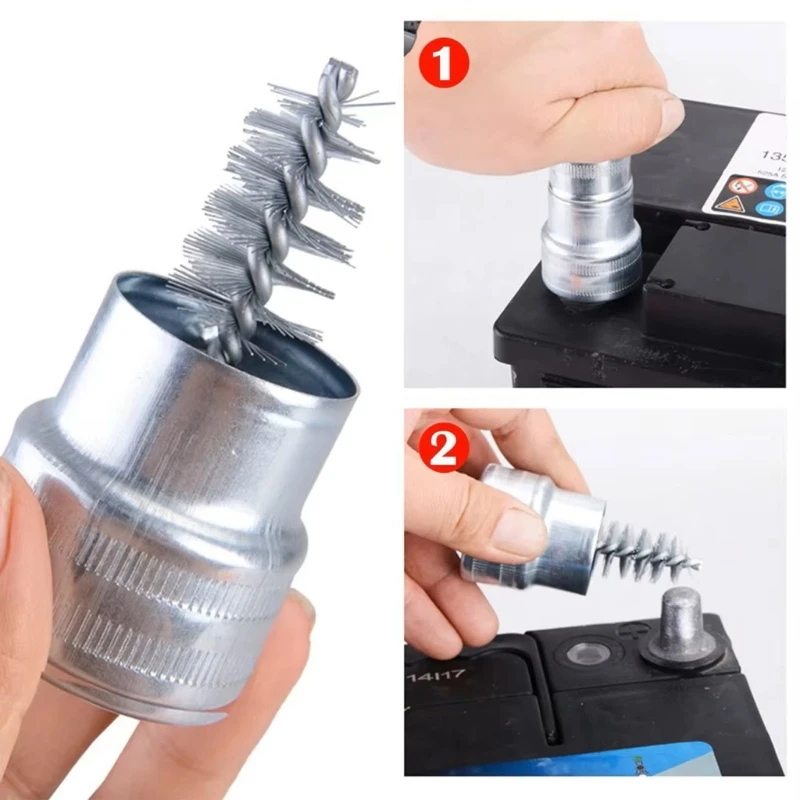 Battery Maintenance Set with Spreader Pliers and Post Brush, Pliers with Cleaning Brush for Terminal Access and high quality