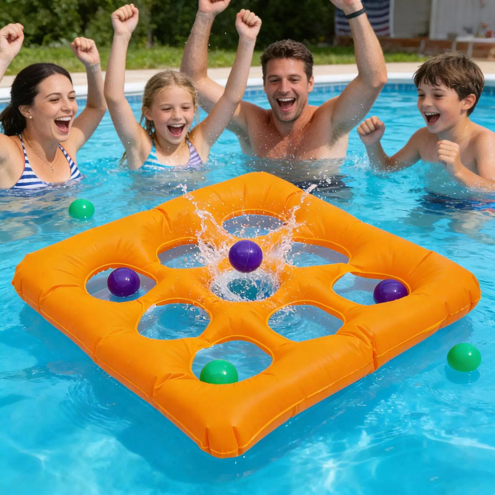 

Надувная игра-бросалка для бассейна, надувные игрушки, настольные игры, игра-бросалка в форме ананаса для вечеринок и бассейнов, плавающий набор для бросания, подарок