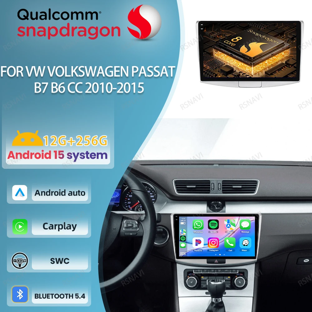 

Автомобильное радио Android 15 для Seat Ibiza MK4 6J 2008-2015 GPS DVD авторадио стерео Qualcomm BT беспроводной Carplay авто QLED навигация