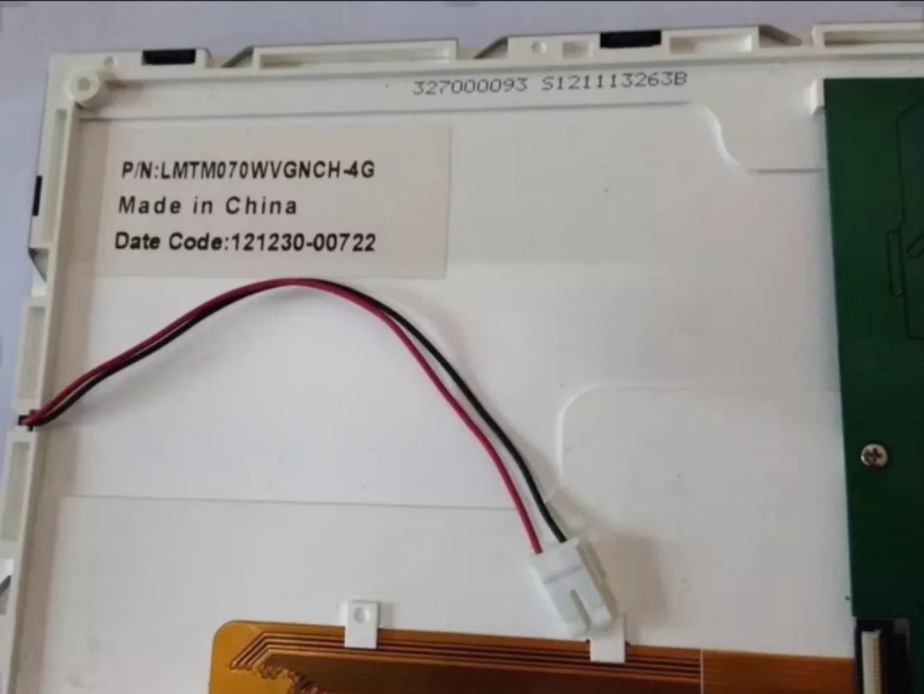 LMTM070WVGNCH-4G Panel layar tampilan LCD 7 inci