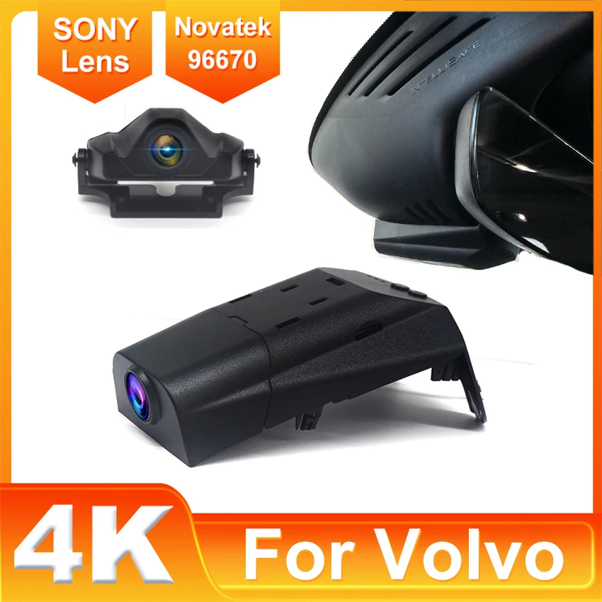 

For Volvo XC40 2018-2023 Front and Rear plug and play Dash Cam for Car Camera Recorder Dashcam WIFI Car Dvr Recording Devices