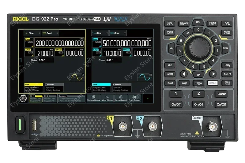 DG902 Pro/DG912 Pro/DG922 Pro- 70/150/200MHz Function/Arbitrary Waveform Generator 2 Channel 7