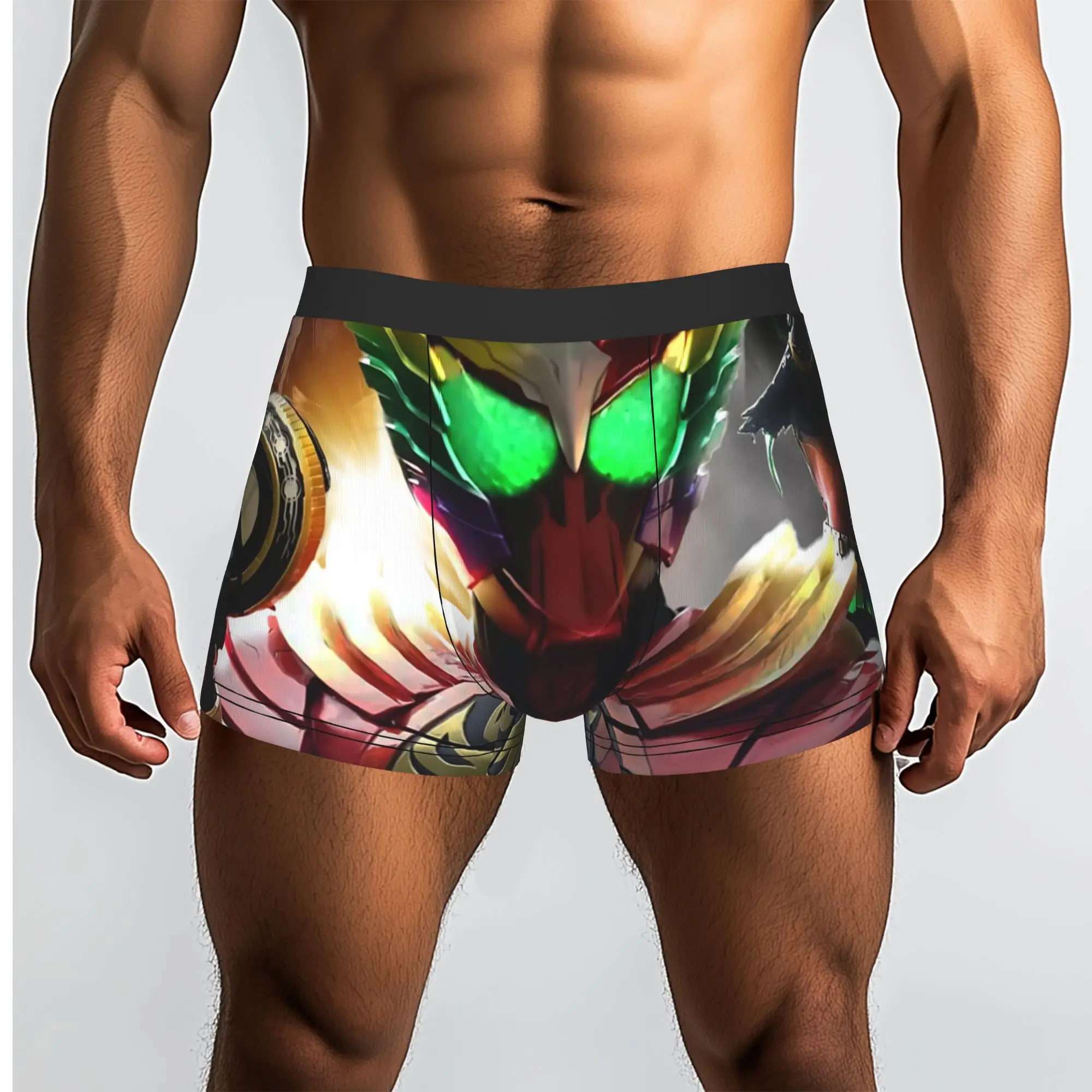 1piece Kamen Rider OOO Underpants Breathbale Panties Male Underwear Comfortable Shorts