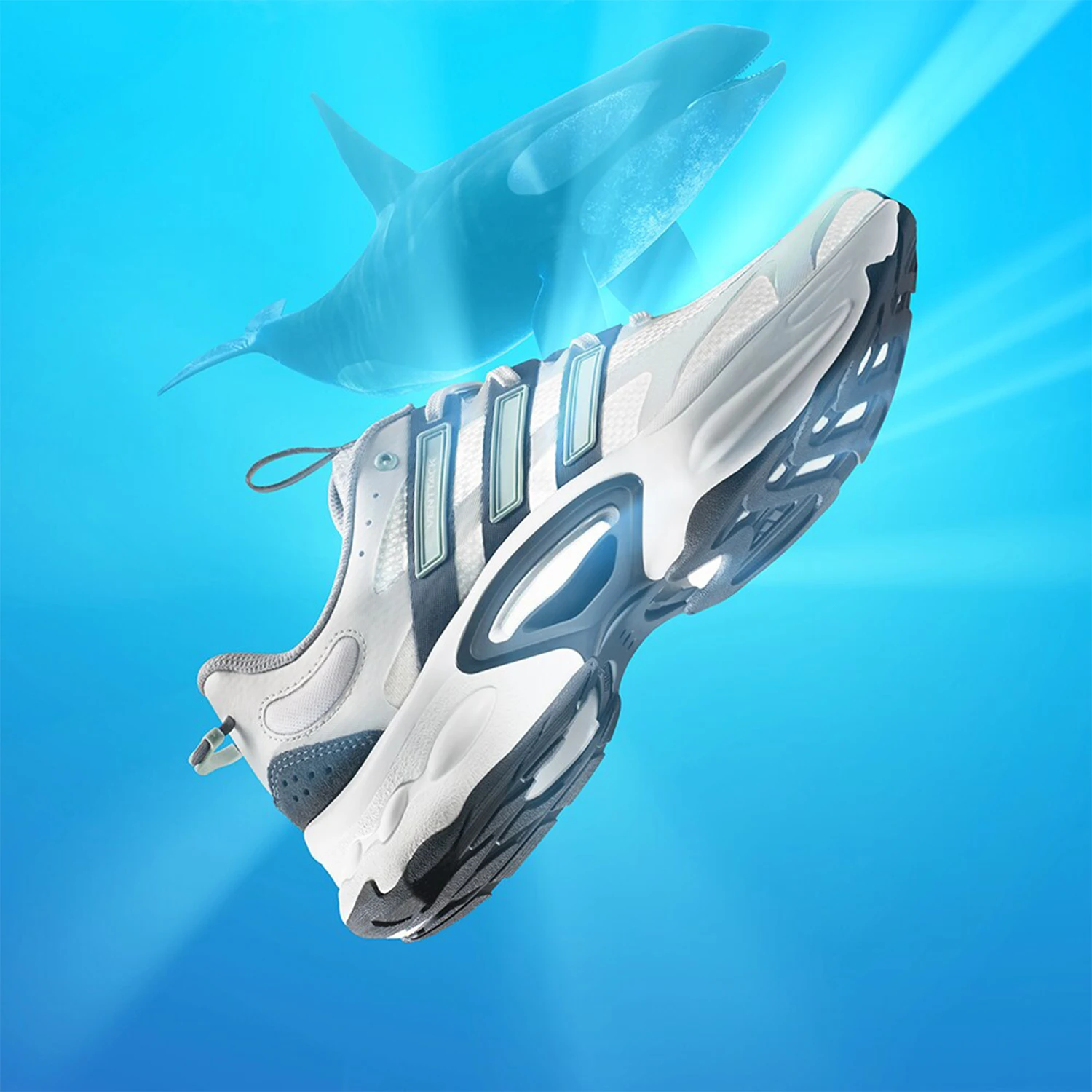 

Adidas Official Authentic Breeze Shoes Дышащие мужские и женские кроссовки на толстой подошве IF6720