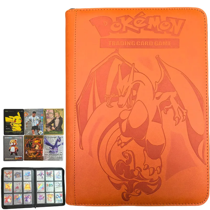 Kaartenmap met 9 vakjes, verzamelmap voor trading cards, displaymap, opbergmap voor Pokémon PTCG TCG Yugioh MTG gamekaarten