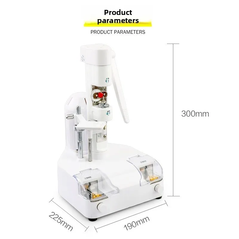 Glasses equipment punching and sawing machine, rimless glasses are used for punching machines