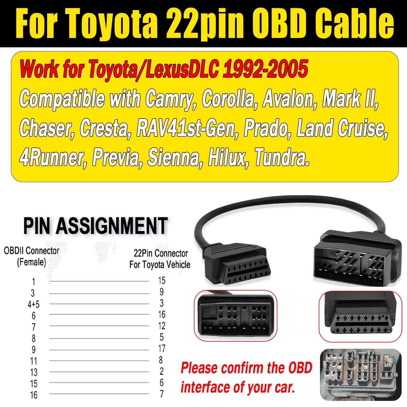 Für Toyota/Lexus MINI VCI J2534 Kabel TIS Techstream Original FTDI FT232RL OBD2-Interface-Scanner für Toyota 17-Pin/22-Pin Kabel – Detail 3