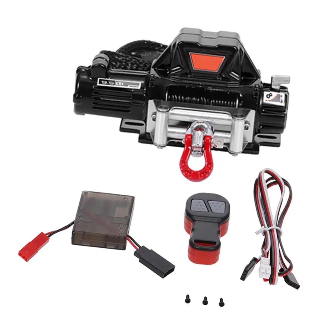 

Беспроводная лебедка для радиоуправляемых машин 1:10 с пультом ДУ и приемником для SCX10-4 Crawler