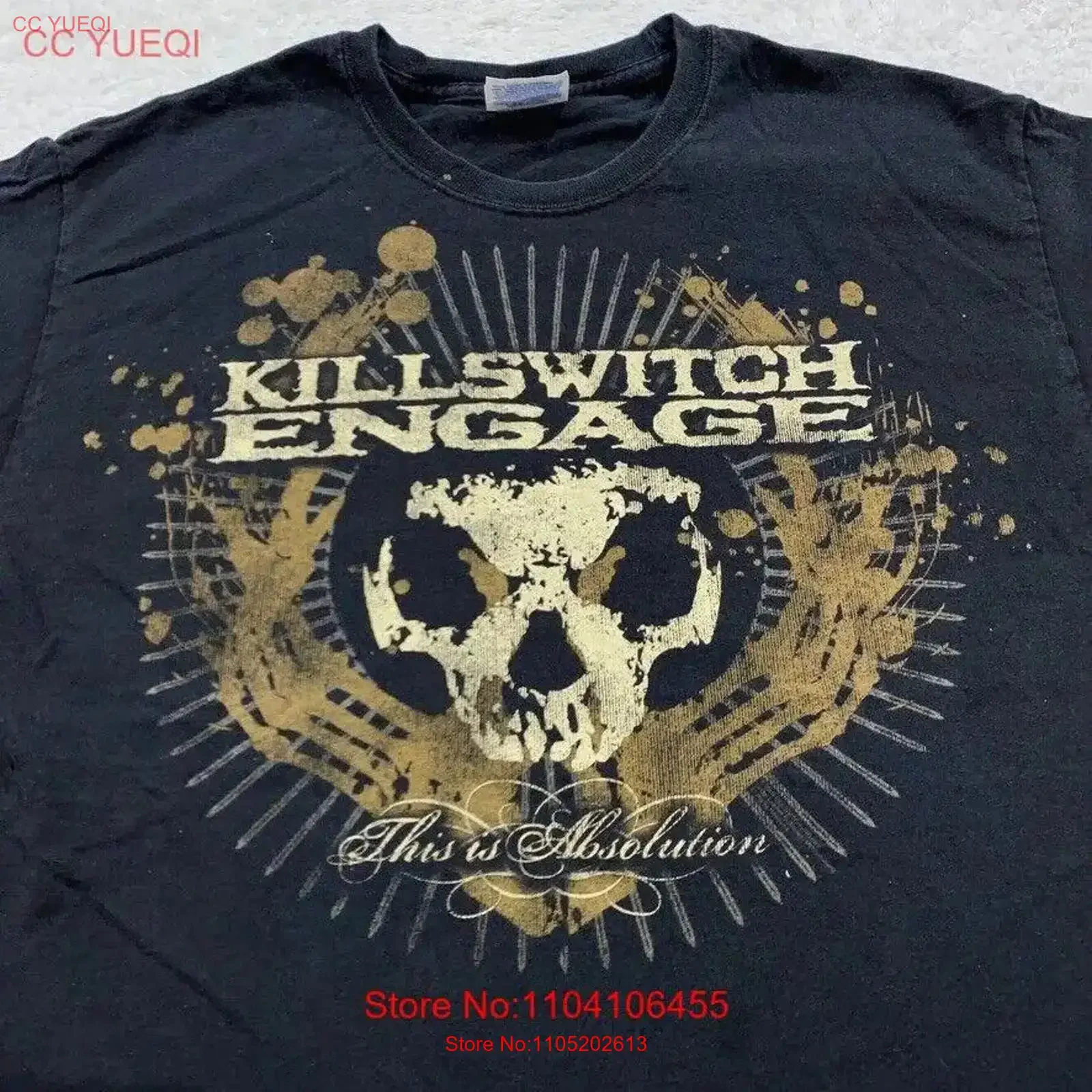 

vtg KILLSWITCH ENGAGE THIS IS ABSOLUTION T Shirt MEDIUM metal rock tour concert vintage Washed Unisex Soft Versatile Casual
