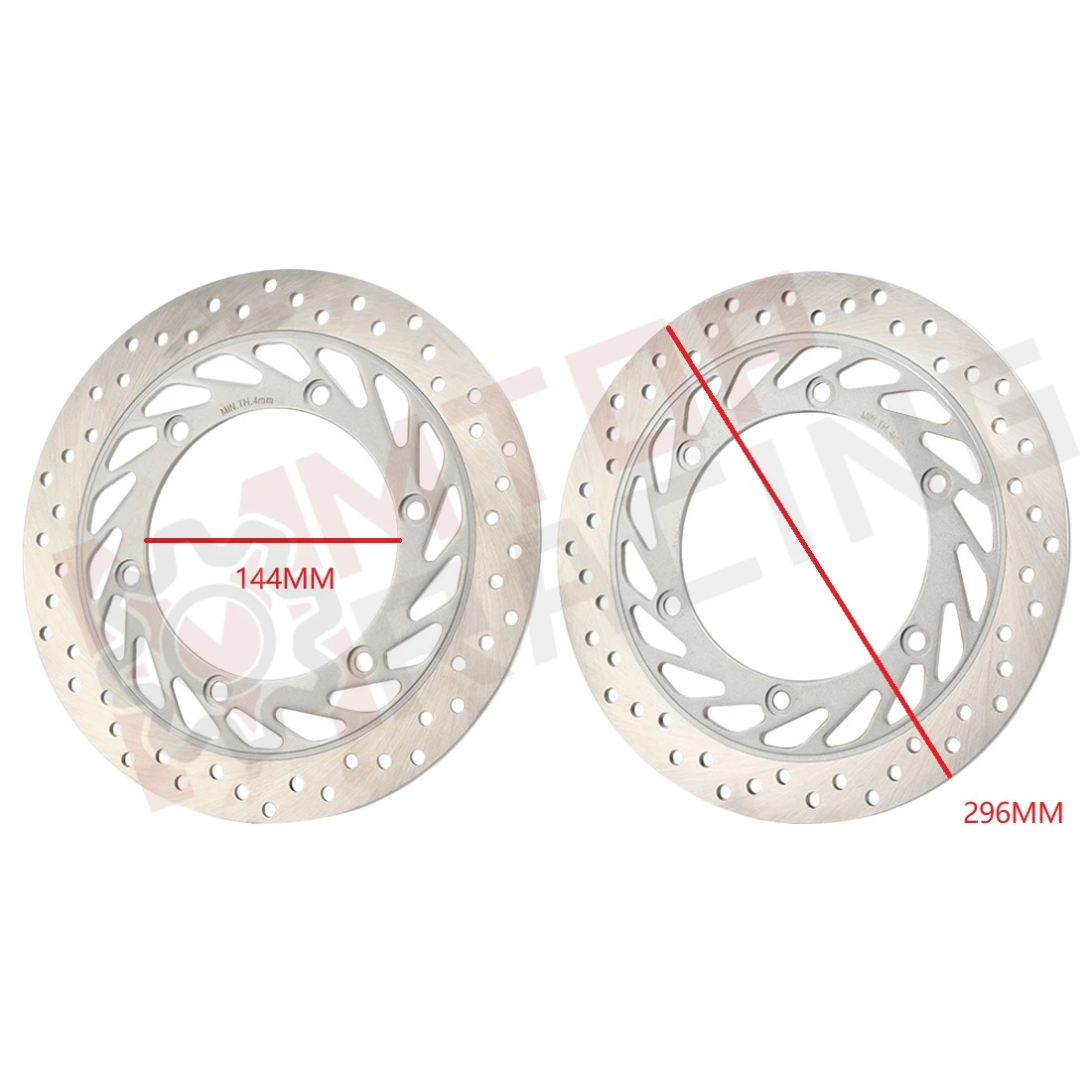 Motorcycle Pair Front Brake Discs For Honda CBR1000F 1987-1997 ST1100 1996 97 98 1999 2000 2001 2002 45251-MT3-000 Brake Rotors