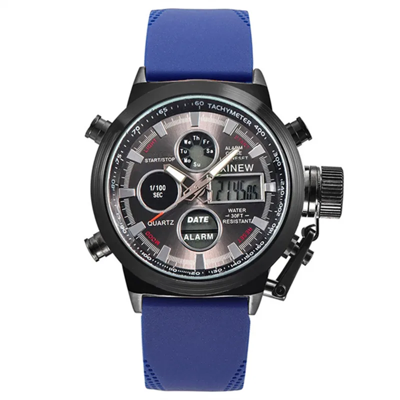 Men Original XINEW 3003 Brand Watches Boys Fashion Casual Silicone