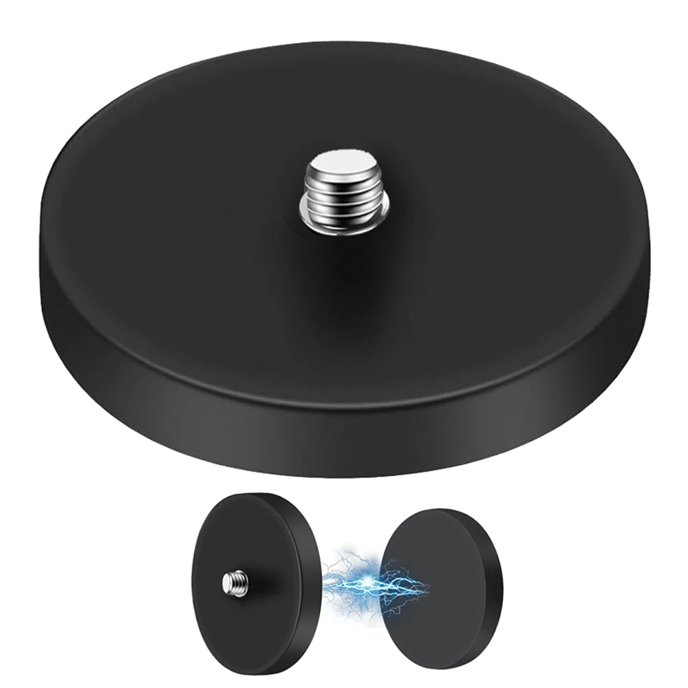 D 66Mm D 55Mm Magnetische Basisbevestigingsbeugel Auto Zuignap Telefoonhouder 1/4 ''Draadschroef Voor Dslr Camera Fotostudio Buiten