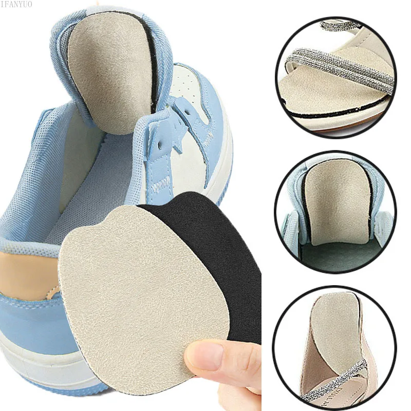 Almohadillas para lengua para zapatos, Protector del dolor en el pie, pegatina autoadhesiva antidesgaste, plantillas acolchadas para el antepié, parches reductores de tamaño de zapato