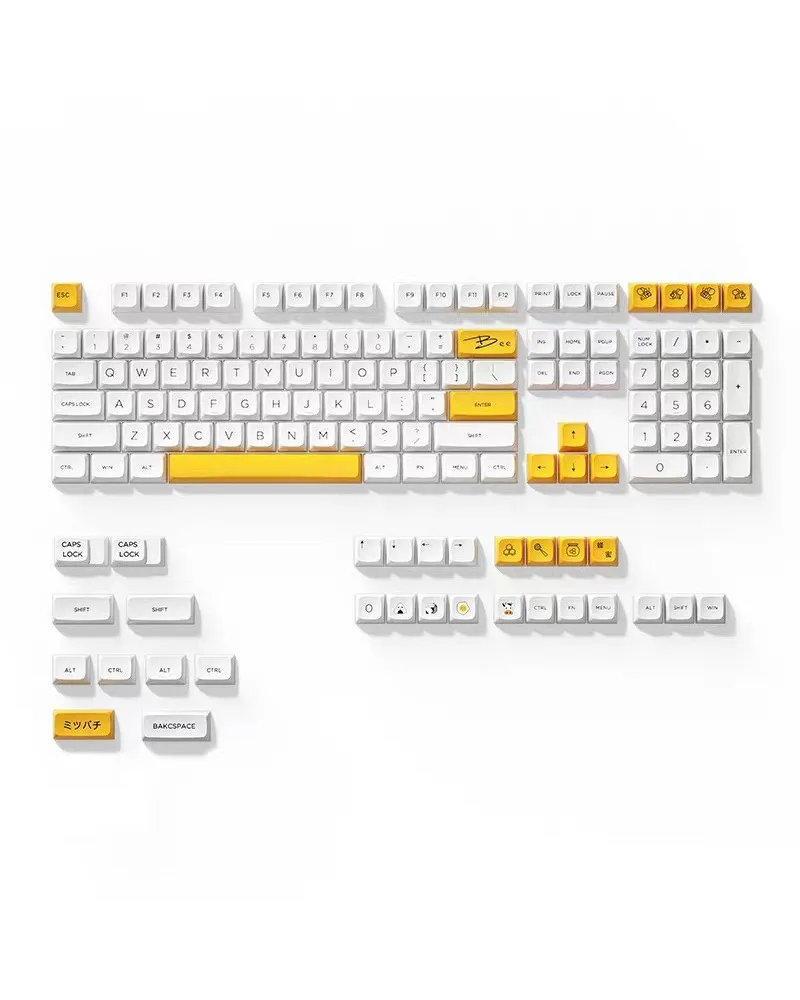 

Mechanical keyboard keycap XDA height small full set of PBT sublimation custom DIY matcha green personalized keycap pc
