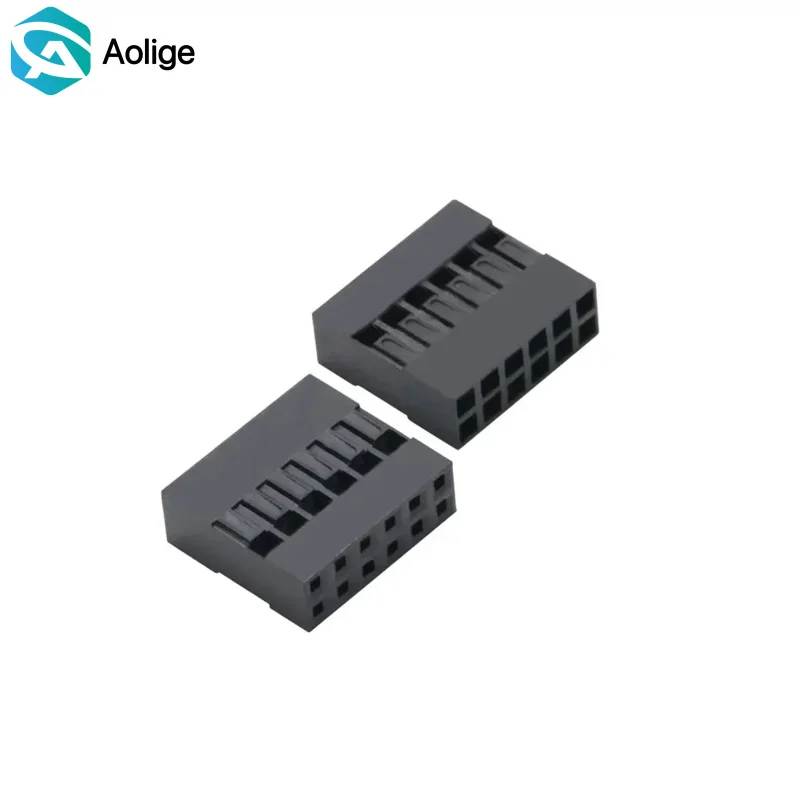

2.54mm Dupont Plastic Shell Connector Housing - Single/Double Row 1-10P/2x2-20P Terminals