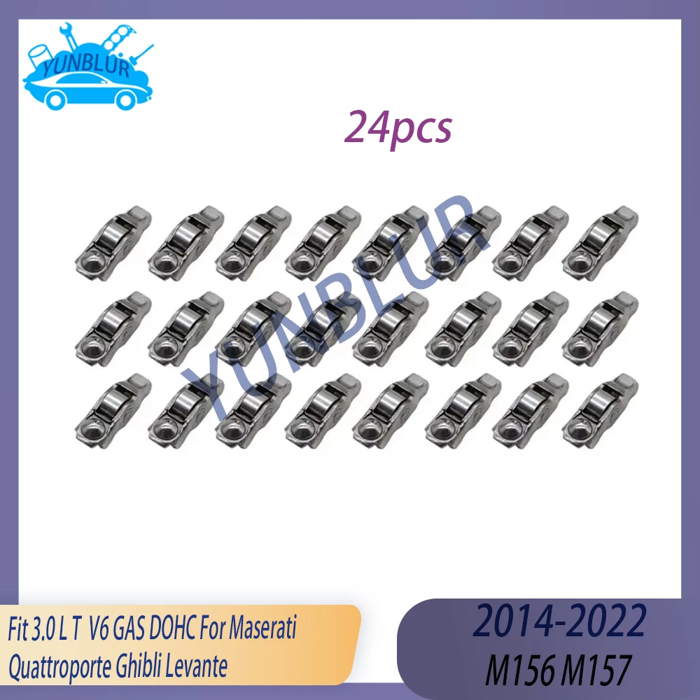 Engine Valve Lifter / Rocker Arm Set Fit 3.0 L T M156 M157 GAS DOHC 14-22 For Maserati Quattroporte Ghibli Levante M156B M156D