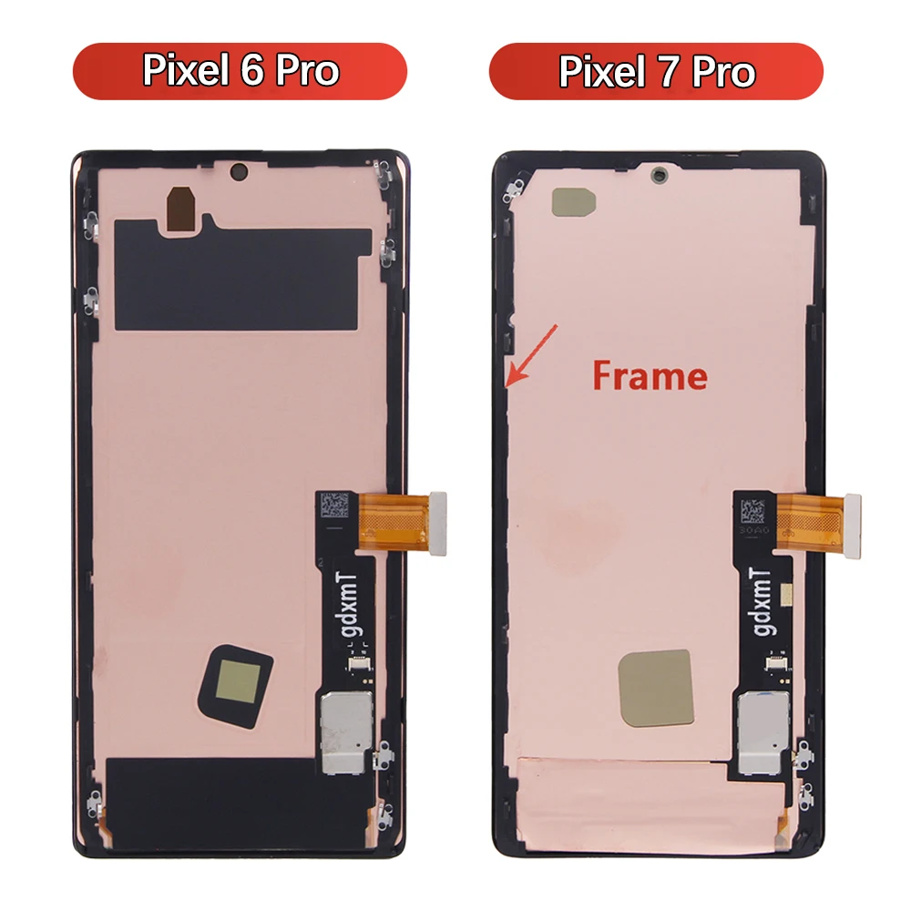 6.7'' Super AMOLED For Google Pixel 7 Pro GP4BC Lcd Display Digital Touch Screen Replacement For Google Pixel 6 Pro GLUOG Screen