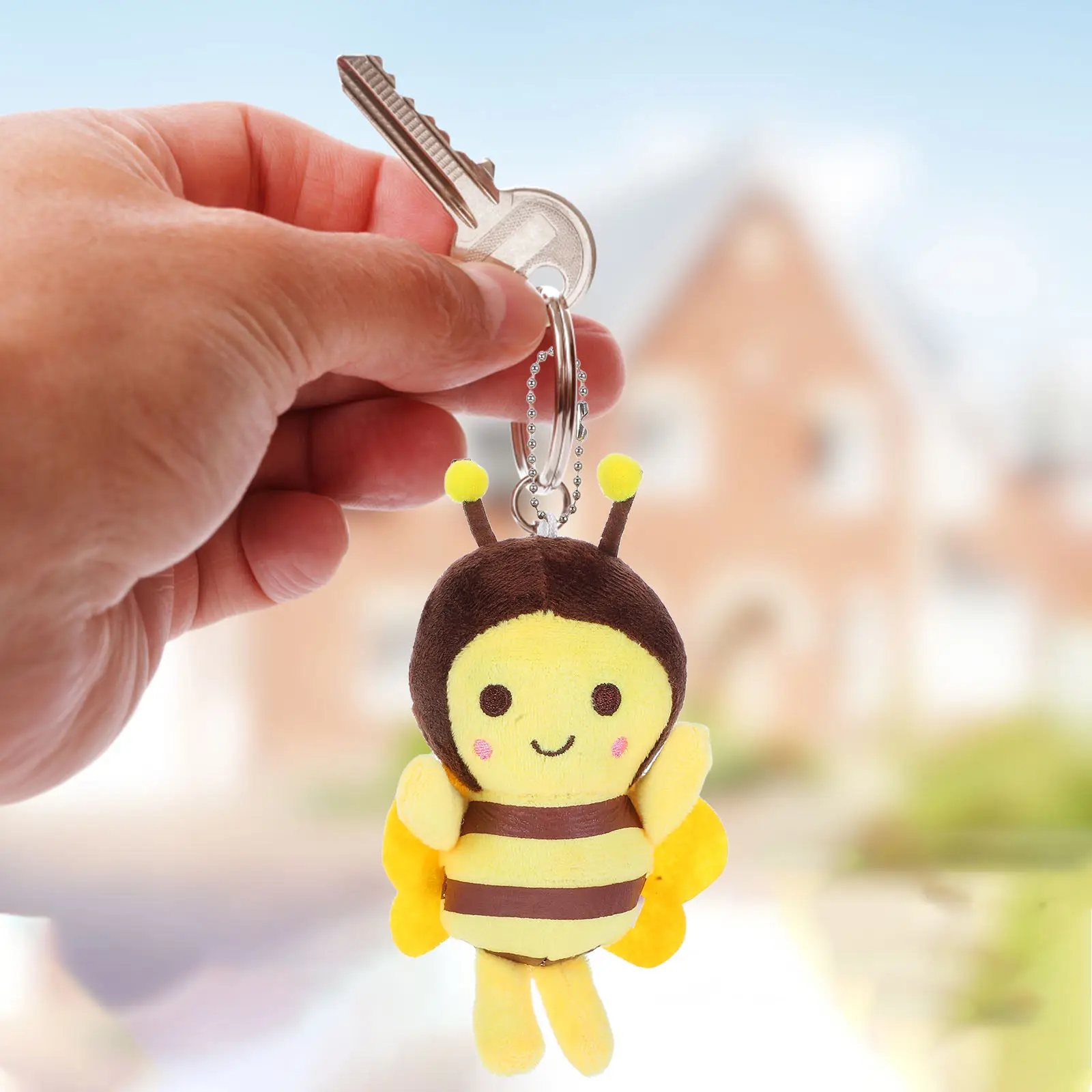 

Набор из 3 подвесок-брелоков в форме пчелы: милые маленькие украшения для сумок и ключей