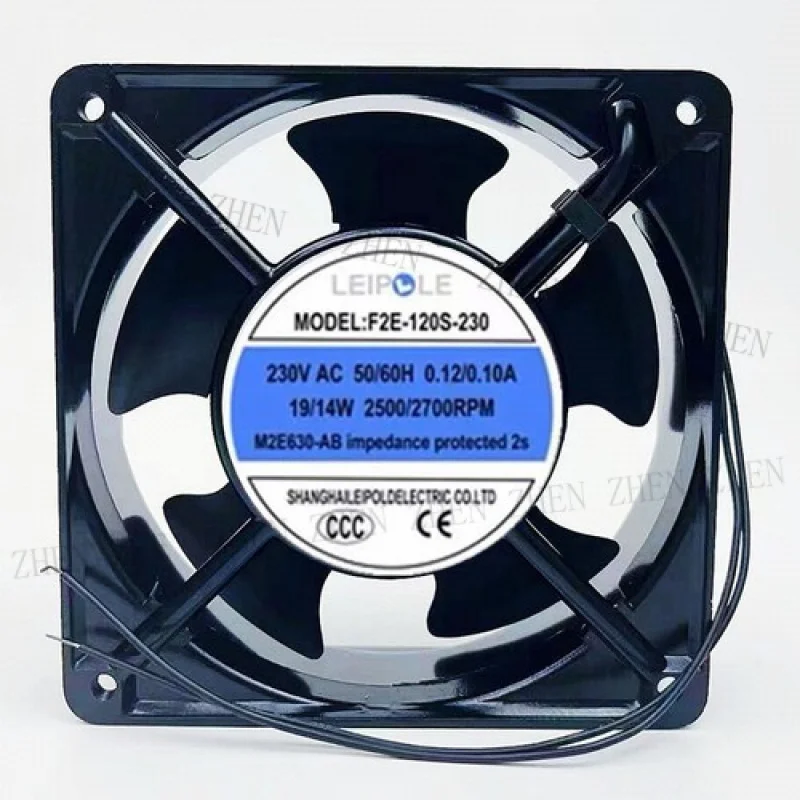 

Y 1 шт., новинка для LEIPLE F2E-120S-230, 230 В, 19/14 Вт, 0,12/0,10 А, осевой вентилятор для шкафа # QW.