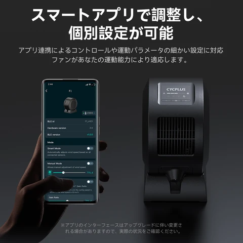 CYCPLUS Smart Fitness Fan — пример использования