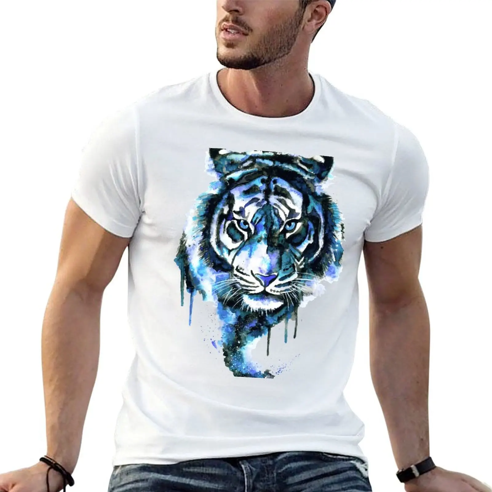 

Tiger shirts Blue T-Shirt for graphic personalised t t shirt man funny t shirts man