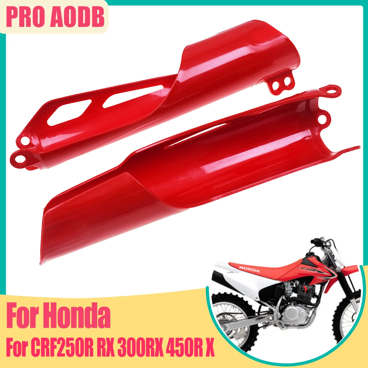 

Front Fork Guard Cover Shock Absorber Protection For HONDA CRF250R 250RX 450R 450X 450L 450RL 450RWE RL RX ENDURO 2019-2025 MOTO