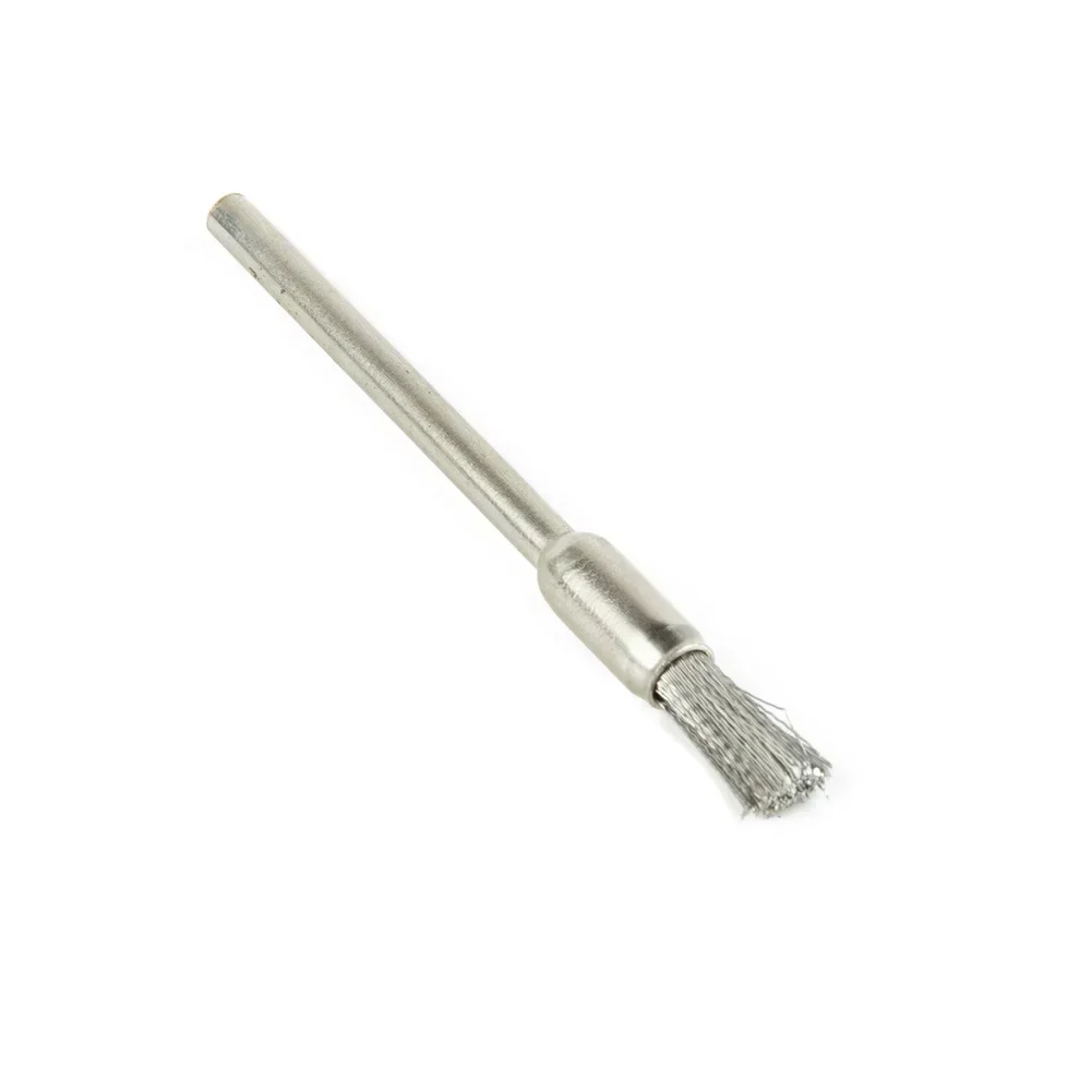 20 pz spazzola in filo di acciaio 3mm gambo 5mm diametro per la lavorazione dei metalli rotanti strumenti di pulizia di lucidatura trapano elettrico spazzola accessori