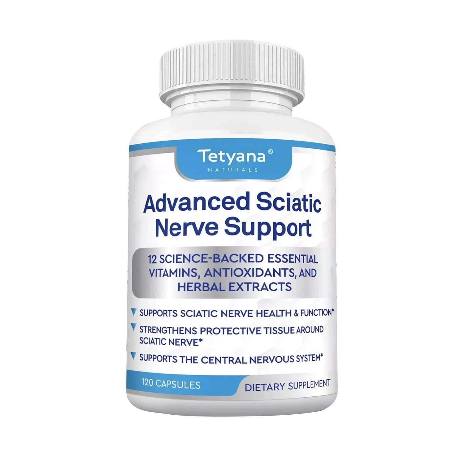 

Advanced Sciatic Nerve Support , 12 in 1 Sciatica Supplements, Support Sciatic Nerve & Central Nervous System