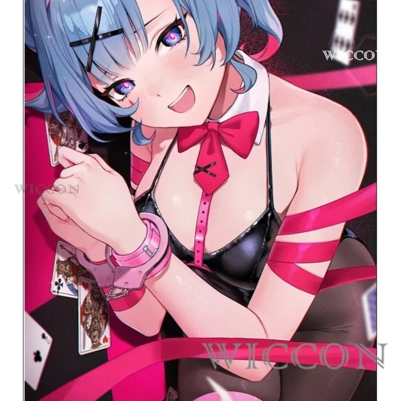 Disfraz de conejito de charol negro para niña, conjunto de ropa sexy y Linda para Halloween, peluca con tocados, accesorios