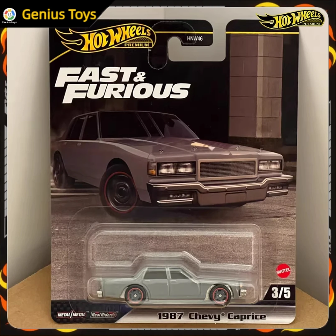 

Hot Wheels Premium 1987 Chevy Caprice Fast & Furious 1/64 Diecast Car Model Collectible Alloy Vehicle Toy for Adults Fans Gift
