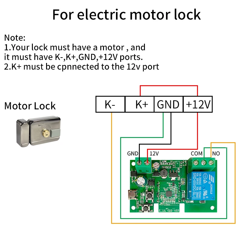 WiFi smart switch 1ch 12V 24V realy module ,Motor Controller for Rolling Sliding Door and  Garage Door ,work with ewelink app an