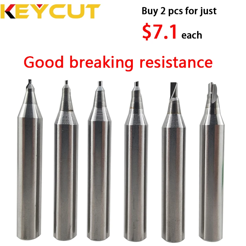 Cortador resistente a fracturas 1,0mm 1,5mm 2,0mm 2,5mm para máquina duplicadora de llaves Manual WENXING DEFU SILCA MATRIX