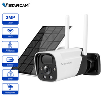 1080P HD Solar Camera Outdoor 3MP Solar Panel Night Vision Wireless WiFi Security Rechargeable Battery Surveillance IP PTZ Cam