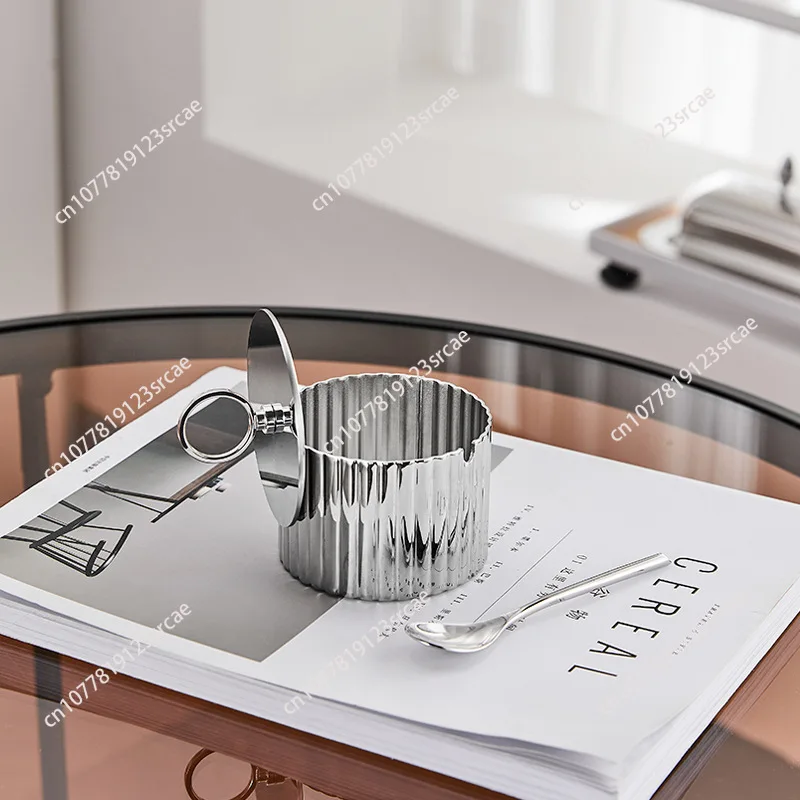 Light Luxury Sugar Jar, Nordic Style High Value Seasoning Box, Practical Storage Seasoning Bottle for Kitchen Organization