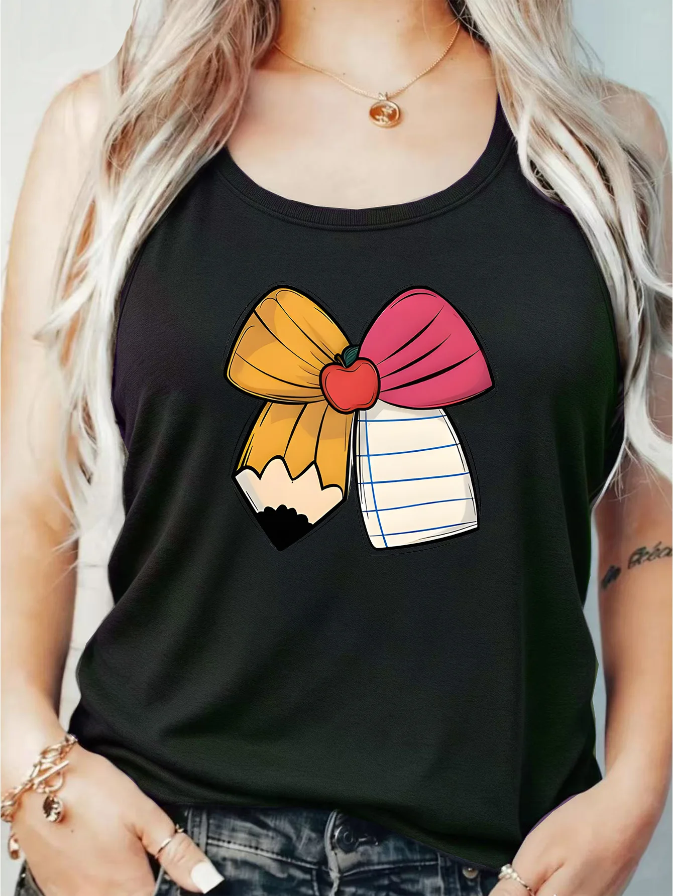 

Женская футболка свободного кроя с принтом и карманом, с круглым вырезом и воротником в рубчик, размеры 1-8XL, большие размеры, удобная повседневная модель