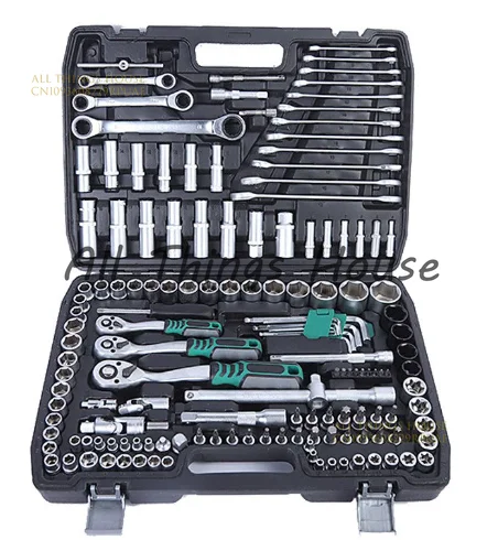 

151 Piece Set of Automotive Repair PC Tool Combination with Upgraded S2 Ratchet