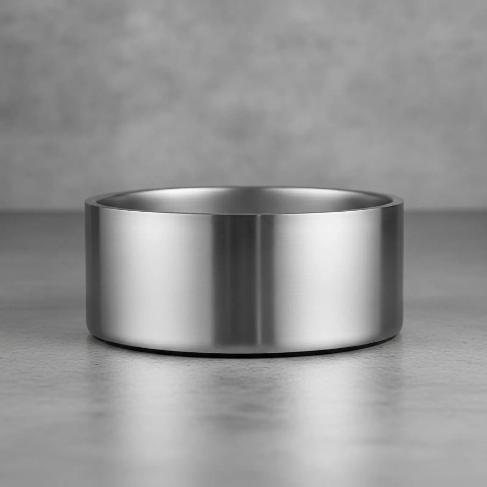 Double-Layer Pet Bowl with Anti-Slip Base Easy to Clean 304 Stainless Steel Pet Bowl Rust-Proof for Cat Owners