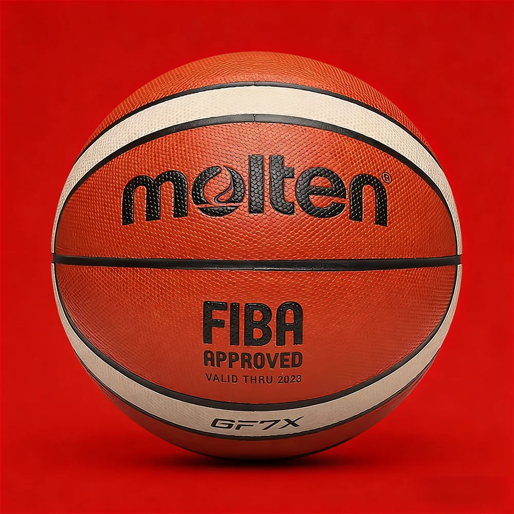 

Баскетбольный мяч Molten GF7X, размер 7, официально сертифицированный, для соревнований, стандартный, для тренировок мужчин и женщин, для командных игр