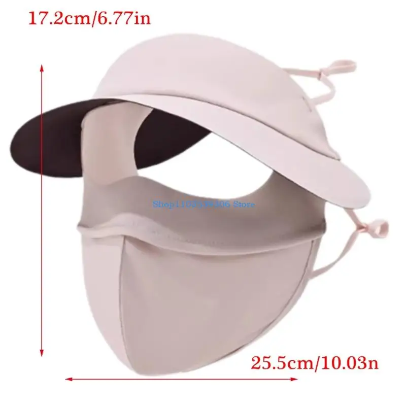 غطاء وجه نسائي 400A للأنشطة الخارجية لركوب الدراجات والتزلج يوفر حماية ممتازة من الشمس والرياح #6
