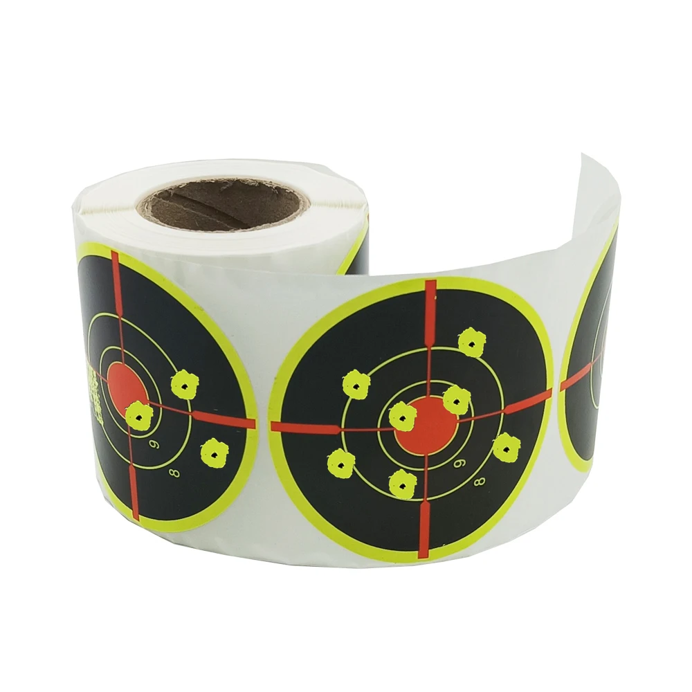 Pegatinas autoadhesivas para tiro con objetivo de salpicaduras, vista de Bulleyes de 3 pulgadas x 200 Uds.
