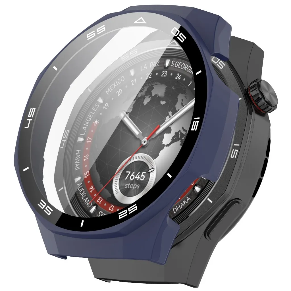 Edge Tempered Glass Film Case for Huawei Watch GT 5 Pro 46mm scale Full Coverage Screen PC Shell Huawei GT5 Pro Hard Cases