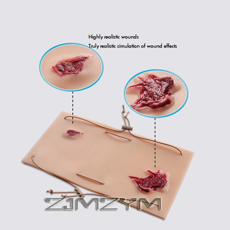 Trauma Simulation Wound Model Wearable Trauma Simulation Emergency First Aid Training Model For Professional Medical Teaching