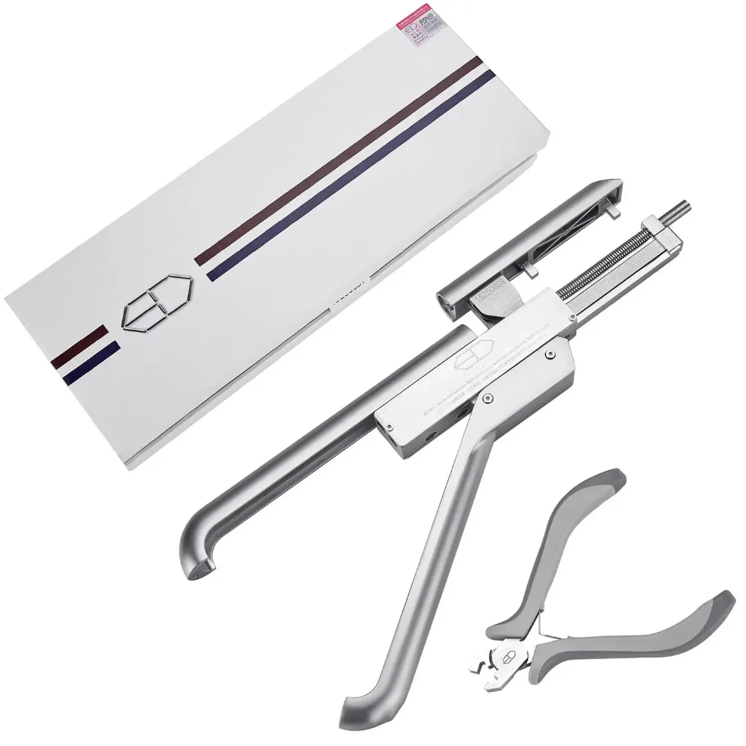 

6D Hair Extensions Machine Kit buckles - 6D Second Generation Mechanical Hair Extension Tool Hair No-Trace Hair Extensions Kit