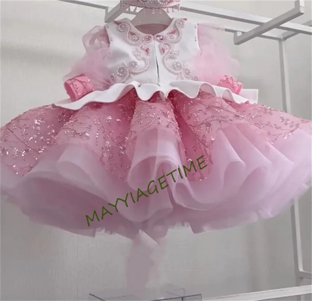 

Kid Wedding Dresses for Girls Elegant Princess Tutu Gown Baby Girl Christmas Dress vestidos infantil Size 1 2 6 12 14 Years