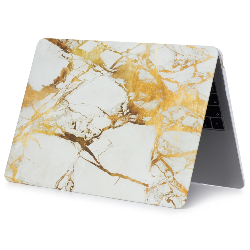 EGYAL Laptop Case For Macbook 2022 M2 Air 13 A2681 Cover 2021 M1 Pro 16.2 16 15.4 13.3 Inch Frosted Marbled PC Case For Air 13